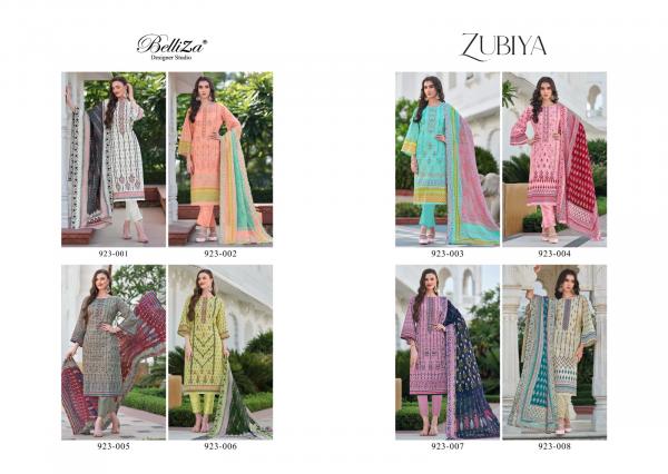 Belliza Zubiya Cotton Digital Printed Dress Material Collection